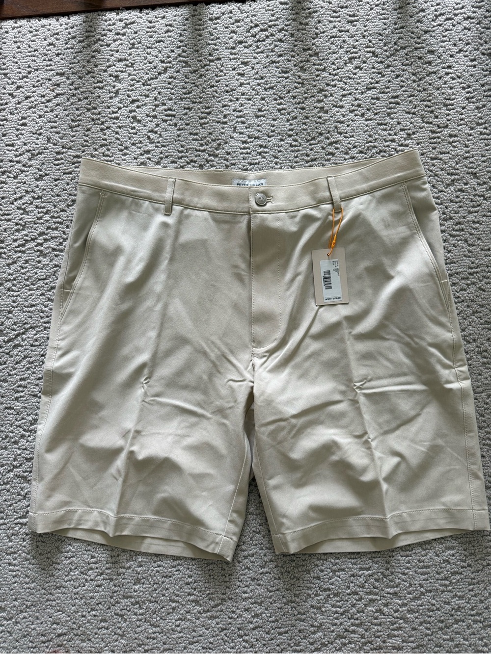 Peter Millar Men’s Khaki Shackleford Shorts - NWT size 36 waist